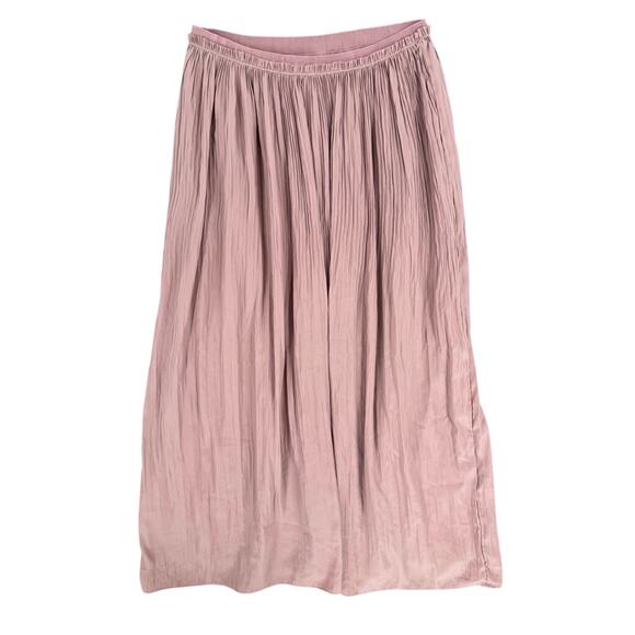 Vivienne Tam Maxi Skirt Pink Pleated Ballet Accordion Size 6 - Picture 2 of 5